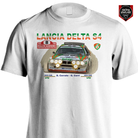 LANCIA DELTA S4 TOTIP SANREMO RALLY 86 Group B - Racingshirt