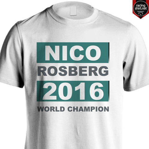NICO ROSBERG WORLD CHAMPION 2016 FORMULA 1 - Racingshirt